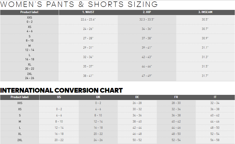 adidas clothing size guide